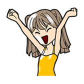 Young three sisters and an adult sister sticker #1377461