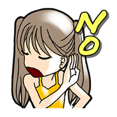 Young three sisters and an adult sister sticker #1377463