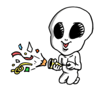 Funny Little Grays sticker #1377466