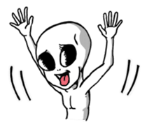 Funny Little Grays sticker #1377467