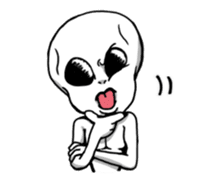 Funny Little Grays sticker #1377471