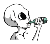 Funny Little Grays sticker #1377472