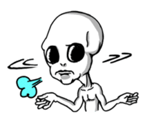 Funny Little Grays sticker #1377475