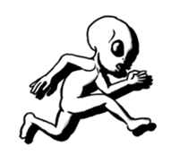 Funny Little Grays sticker #1377477