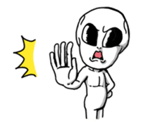 Funny Little Grays sticker #1377479