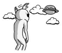 Funny Little Grays sticker #1377480