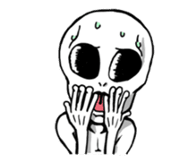 Funny Little Grays sticker #1377482