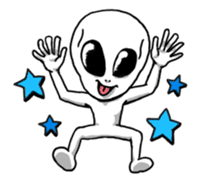 Funny Little Grays sticker #1377486