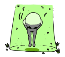 Funny Little Grays sticker #1377487