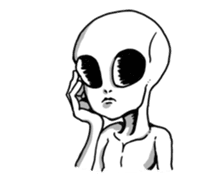 Funny Little Grays sticker #1377488