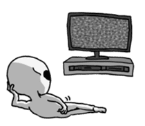 Funny Little Grays sticker #1377493