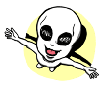 Funny Little Grays sticker #1377495