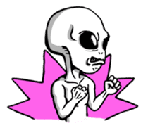 Funny Little Grays sticker #1377499