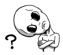 Funny Little Grays sticker #1377501