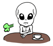 Funny Little Grays sticker #1377502