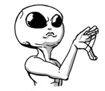 Funny Little Grays sticker #1377504