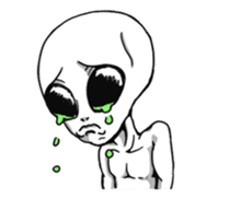 Funny Little Grays sticker #1377505