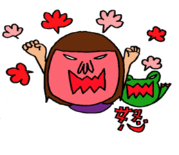 me and the frog. sticker #1377542