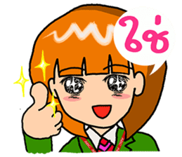 Office girl by ViccVoon Studio sticker #1378068