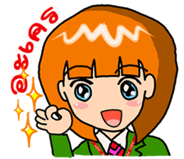 Office girl by ViccVoon Studio sticker #1378070