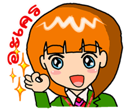 Office girl by ViccVoon Studio sticker #1378070