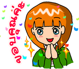 Office girl by ViccVoon Studio sticker #1378071