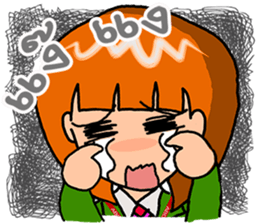 Office girl by ViccVoon Studio sticker #1378074