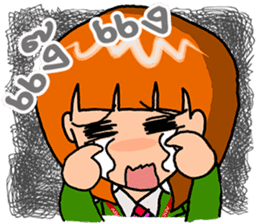 Office girl by ViccVoon Studio sticker #1378074