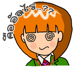 Office girl by ViccVoon Studio sticker #1378076