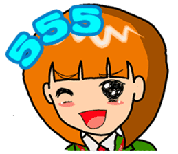 Office girl by ViccVoon Studio sticker #1378080