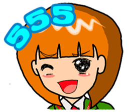 Office girl by ViccVoon Studio sticker #1378080