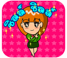 Office girl by ViccVoon Studio sticker #1378091