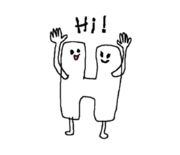 Mr.&Mrs.Alphabet sticker #1379318