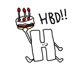 Mr.&Mrs.Alphabet sticker #1379319