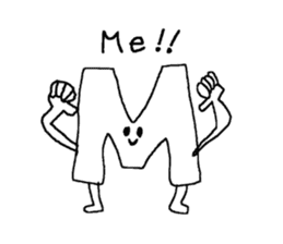 Mr.&Mrs.Alphabet sticker #1379327