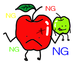 Amusing apple brothers sticker #1379749