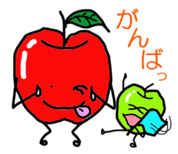 Amusing apple brothers sticker #1379762