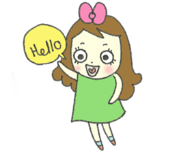 Amatory girl sticker #1379786