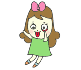 Amatory girl sticker #1379787