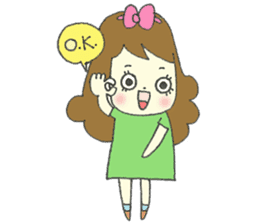 Amatory girl sticker #1379788