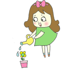 Amatory girl sticker #1379789