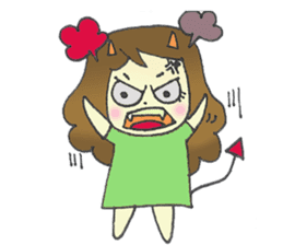 Amatory girl sticker #1379791