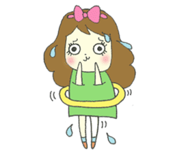 Amatory girl sticker #1379792