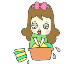 Amatory girl sticker #1379795