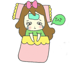 Amatory girl sticker #1379797