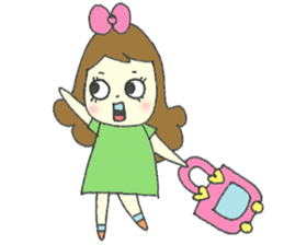 Amatory girl sticker #1379798