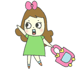 Amatory girl sticker #1379798