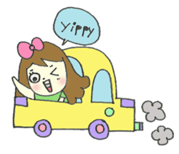 Amatory girl sticker #1379799