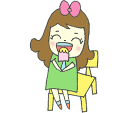 Amatory girl sticker #1379800