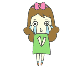 Amatory girl sticker #1379802